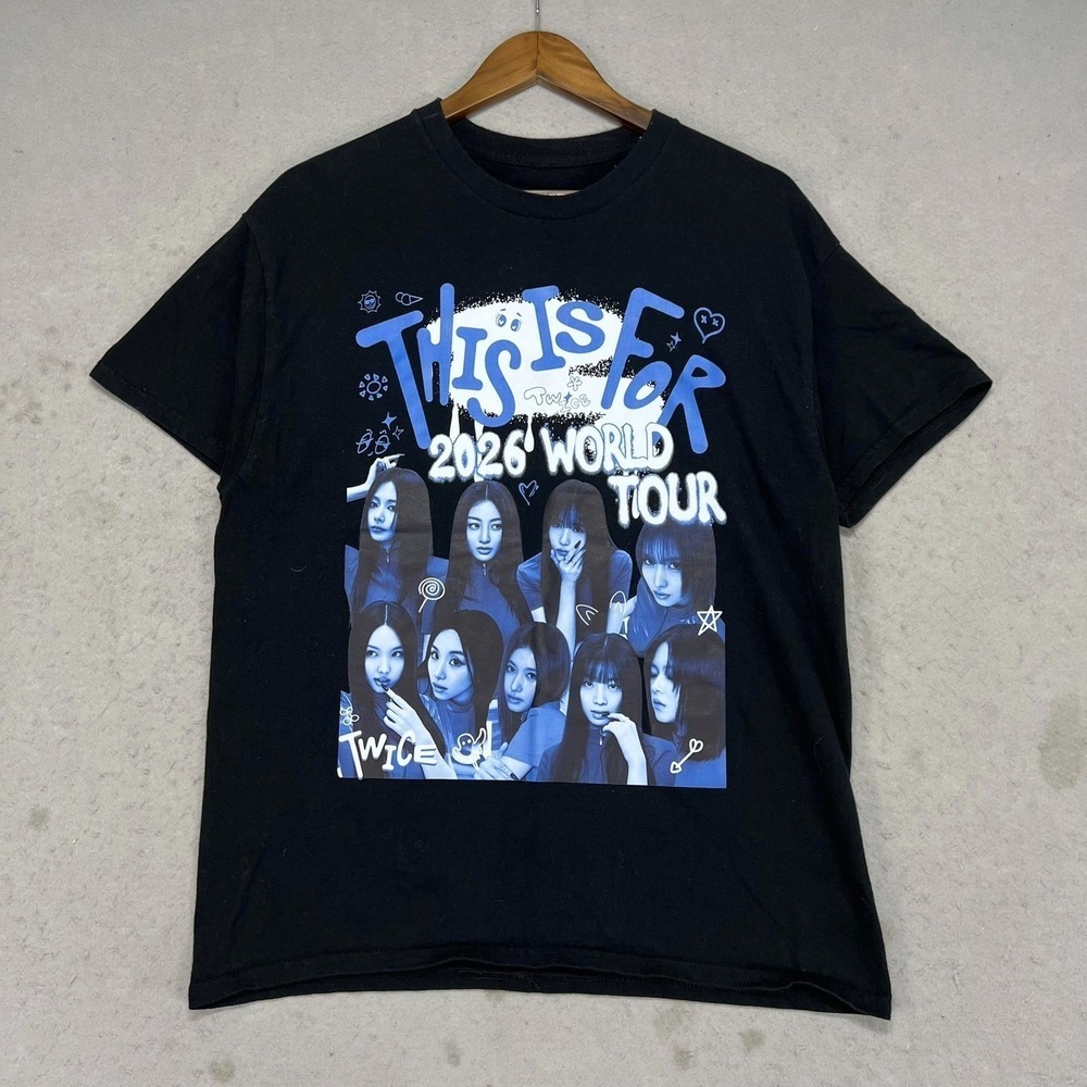 Twice 2026 World Tour T-Shirt Mens Kpop Graphic Concert Korea North America Tour